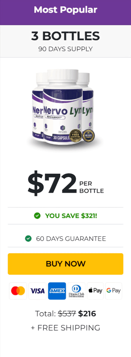  NervoLyn price 3 bottle